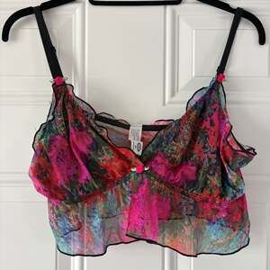 Parade Silky Mesh Flutter Longline Bralette